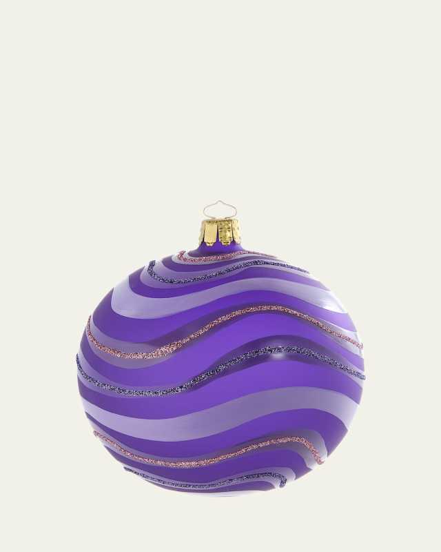Pop Art Welle Ball Christmas Ornament